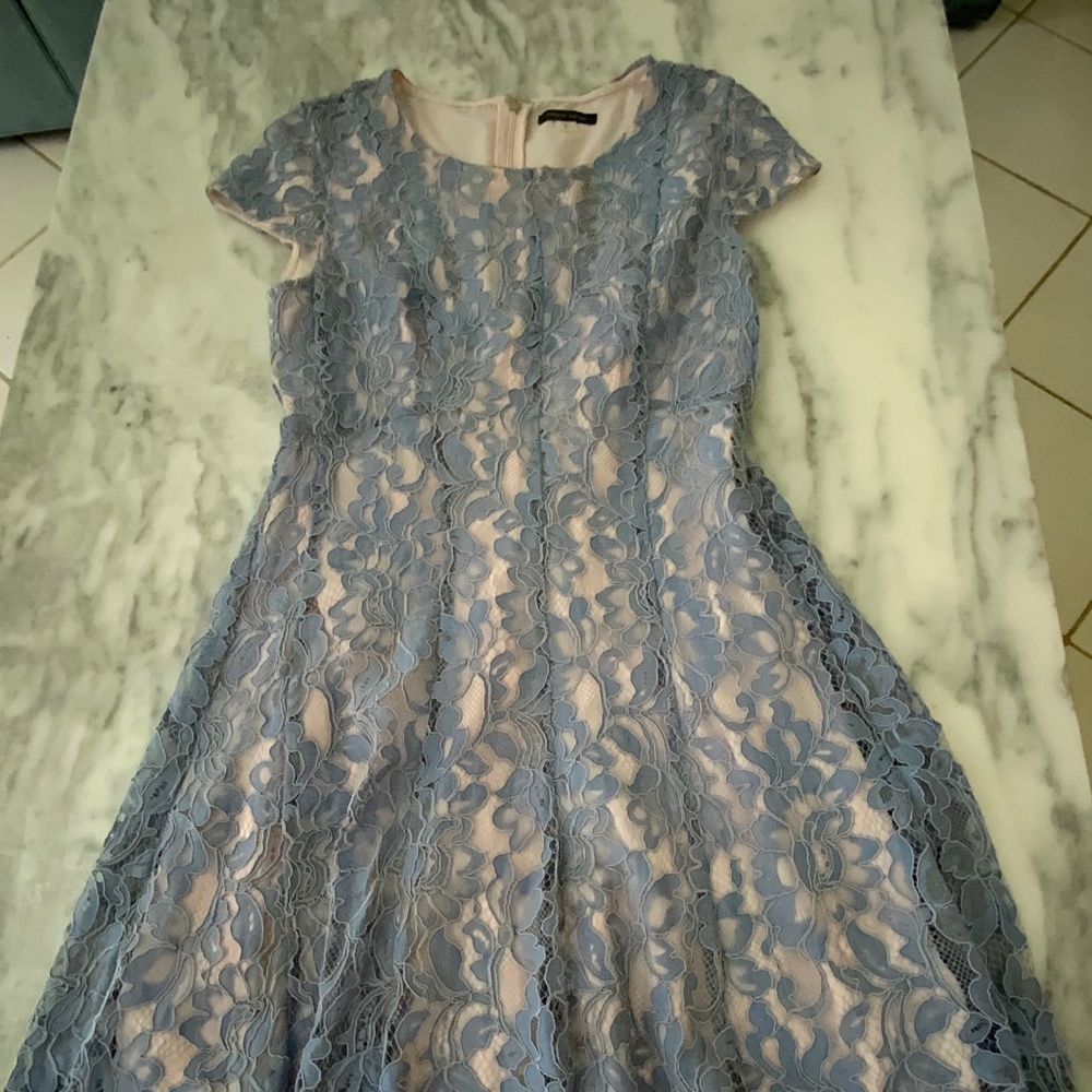 Tommy Hilfiger Blue and Pink Dress Size 8